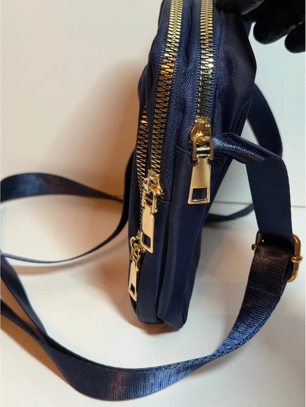 Supernatural small crossbody bag. Navy blue. New